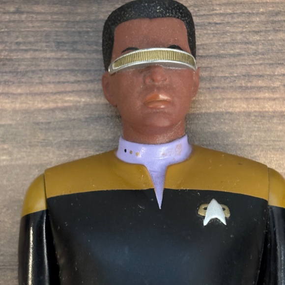 VINTAGE 1994 Lt. Lieutenant Commander Geordi LaForge STAR TREK FIGURE Applause 9 - Picture 2 of 9